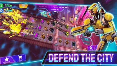 Cyber Fusion - Idle Merge Defe screenshot №2